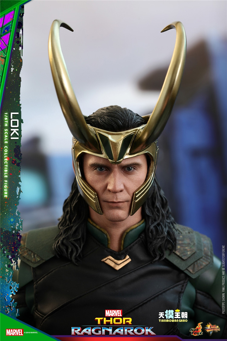 Купить атрибутику Фигурка Локи Thor 3 Ragnarok HOT TOYS Коллекционная мерчандайз