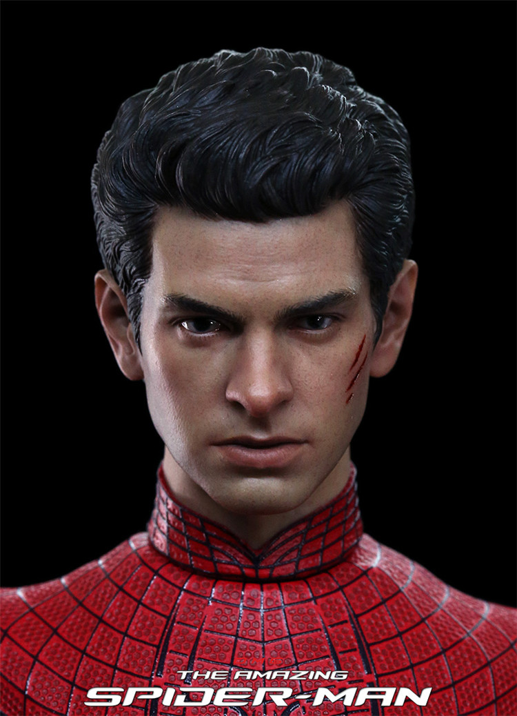 Купить атрибутику Фигурка Новый Человек-паук 2012 Hot Toys Эндрю Гарфилд мерчандайз