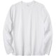 (Buy one get one free) 200g Xinjiang cotton heavyweight pure cotton long-sleeved T-shirt loose solid color bottoming couple tops for men and women