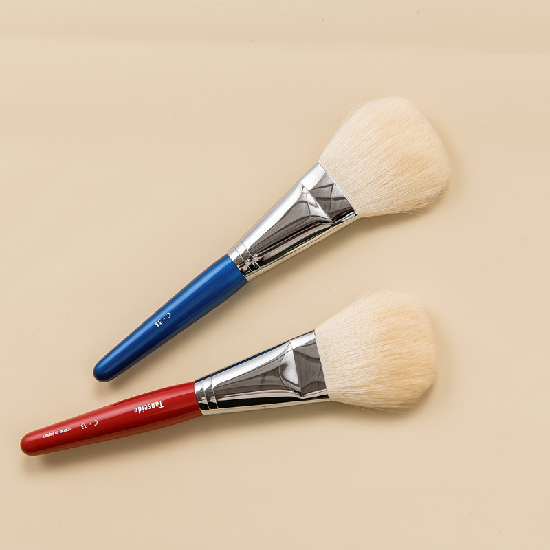 Danfine Hall TANSEIDO Model 33 Facial Flawless Brush Makeup Brush With the Coarse Light Peak Japan-Taobao