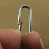 Брелок из нержавеющей стали, классические штаны ручной работы, простой и элегантный дизайн, ностальгия