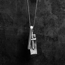 (Spot)WerkstattMunchenM3874 Dark Niche Pioneer Silver Knot Necklace