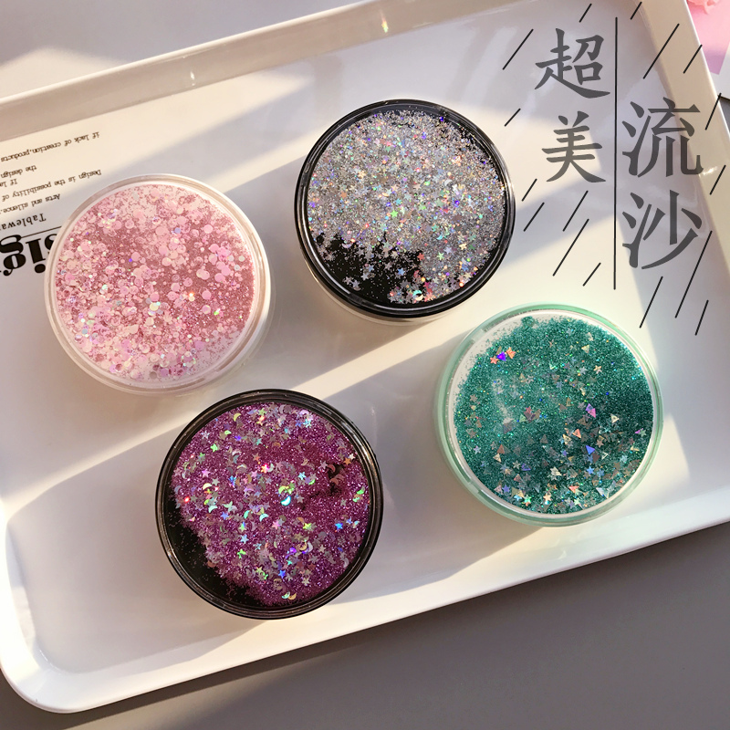 Quicksand myopia contact lens case female simple glasses companion box double box small fresh personality beauty contact lens care box