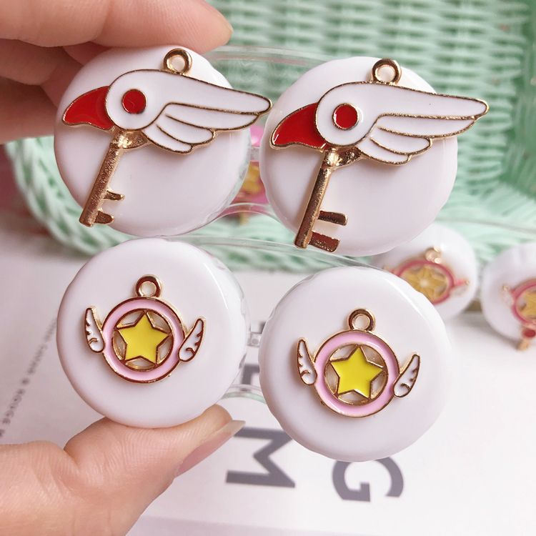 Myopia Contact Lens Companion Box Sakura Girl Two-dimensional Cute Color Contact Lenses Double Box Leak-Proof Portable Care Box