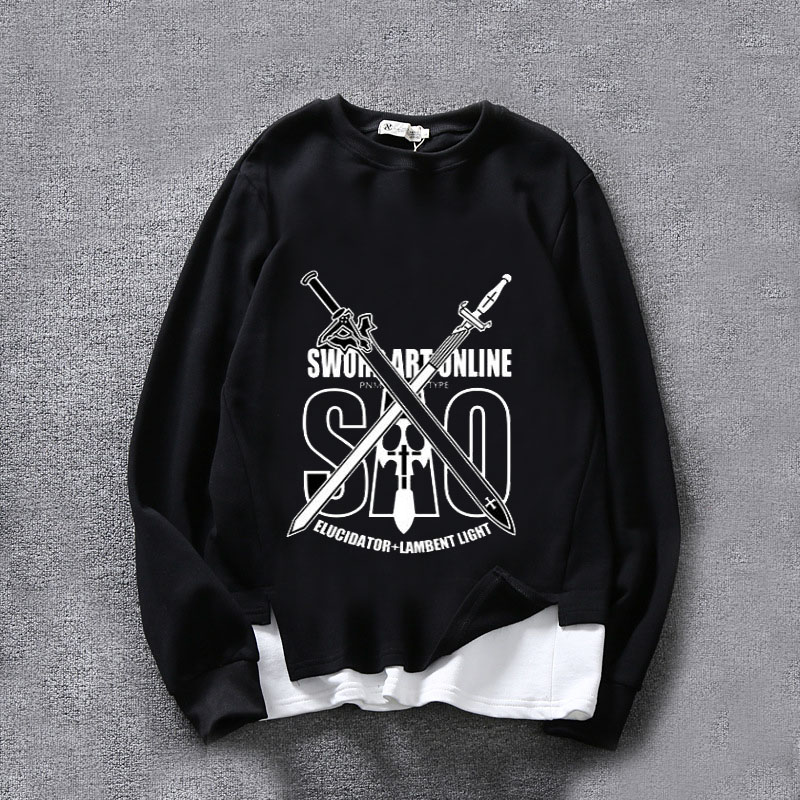 Thanh kiếm quanh áo len thần thánh áo thun tay ngắn thứ hai nhân dân tệ Kiryu Asuna, những người yêu thích quần áo anime - Carton / Hoạt hình liên quan các sticker dễ thương