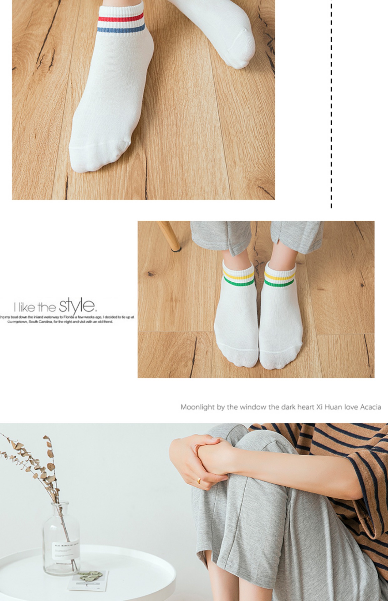 Vớ nữ vớ vớ thủy triều vớ nông vớ thấp giúp sinh viên Nhật Bản dễ thương hai thanh gió đại học ống ngắn vớ mỏng - Bít tất nữ tất cao cổ cho bé gái