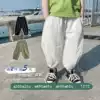 Slightly children's clothing boys anti-mosquito pants summer nine-point pants thin 2021 new Foreign school casual pants children's summer fashion trend