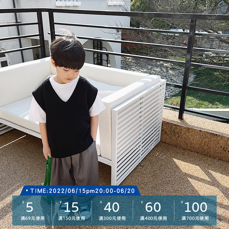 (Spot Speed Hair) slightly childlike boy's spring autumn clothing Machia 2022 new Korean version of children outside wearing blouses