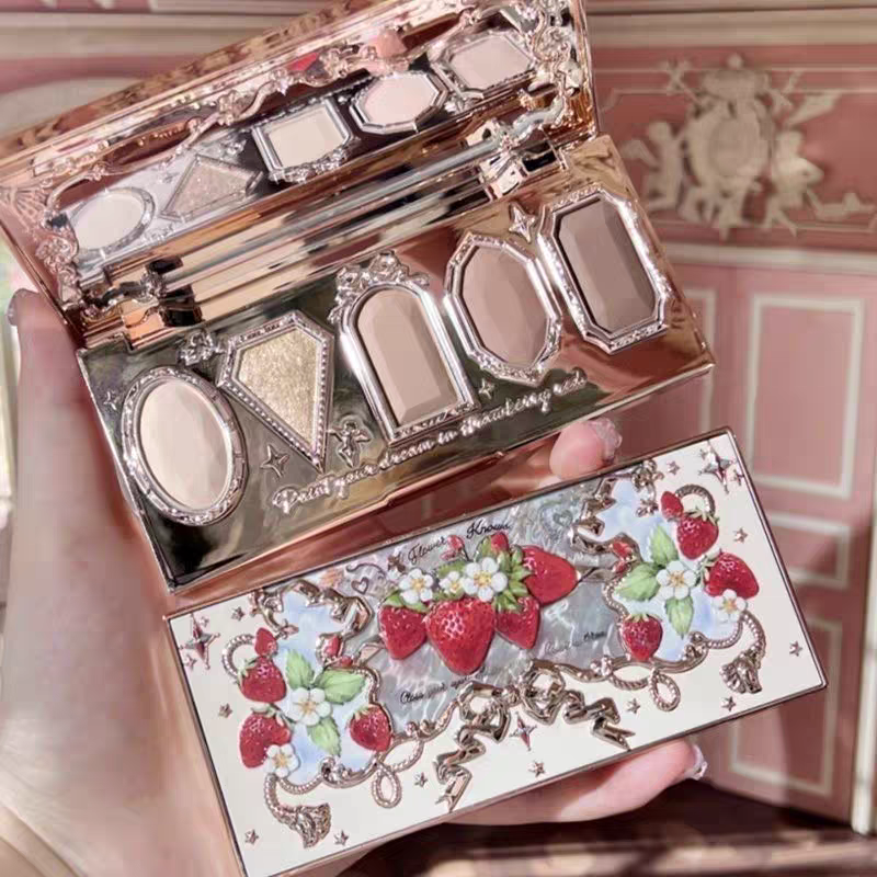 Палетка теней Eyeshadow Flower Know серия Swan и Midsummer Night — пастельные и шиммер-оттенки