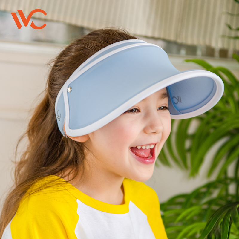 VVC flagship store children sunscreen ice cream sunhat anti-UV out of the hat sunhat lady