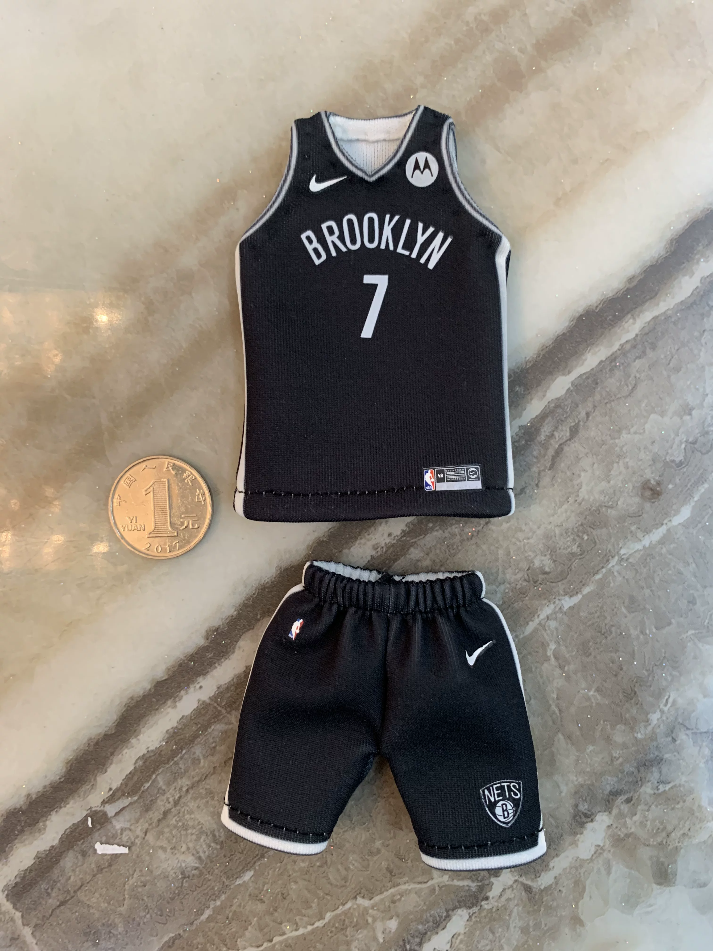 Самодельный совместимый с 1/6NTERBAY EB джерси Durant Owat Owen Harden Harden Griffin Nets черно-белый