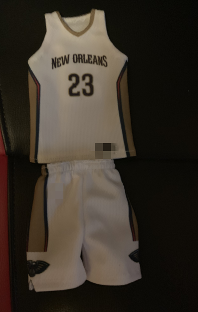 Самодельная совместимая с 1/6NTERBAY EB джерси толстые брови Энтони Дэвис Pelicans основное выездное джерси