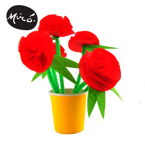 Трехмерный набор материалов для раннего возраста, DIY, подарок на день рождения, детское творчество, букет