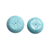 慕粉 Натуральная природная руда, бирюзовые бусины, защитный амулет, пряжка, подвеска, браслет, аксессуар, ожерелье, подарок на день рождения