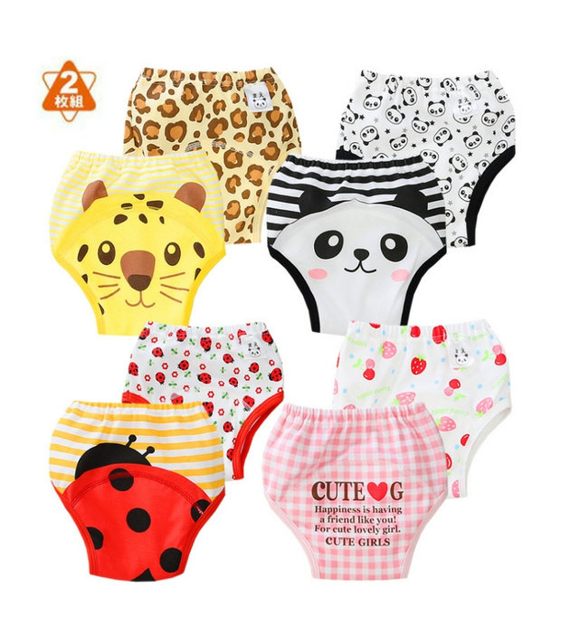 Тканевый подгузник 清仓日本西松屋儿童戒尿训练裤宝宝学习裤幼儿内裤婴儿布尿裤春夏 Loose preferred nishimatsuya