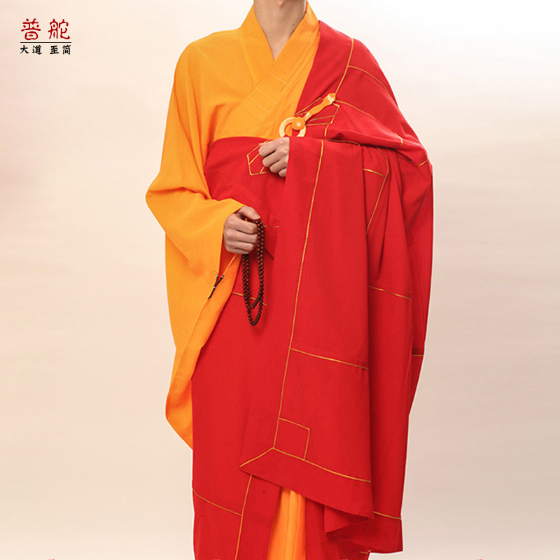 (Hongtong) Seven penitents The monk's monk's monk's red Buddhist monk monk's monk's robe of the Four Seasons is not easily wrinkled.