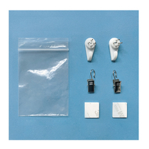 Hanging cloth installation package Seamless nail clip hook 3M double-sided adhesive sticker background cloth installation accessories