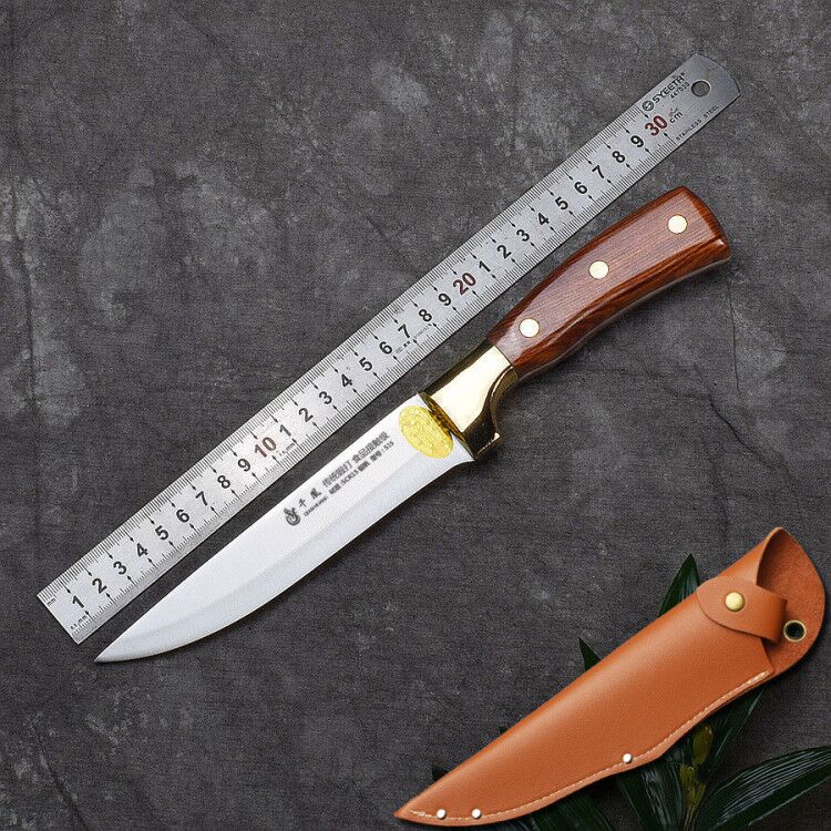 Light GreyImport German steel Osteotomy knife butcher Special knife Meat knife Kill pigs Slaughter sheep Split knife cut meat meat cleaver Multi purpose knife