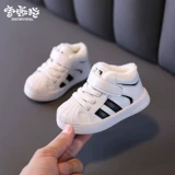 Спортивная детская демисезонная утепленная белая обувь для мальчиков для раннего возраста, 1-3 лет, мягкая подошва
