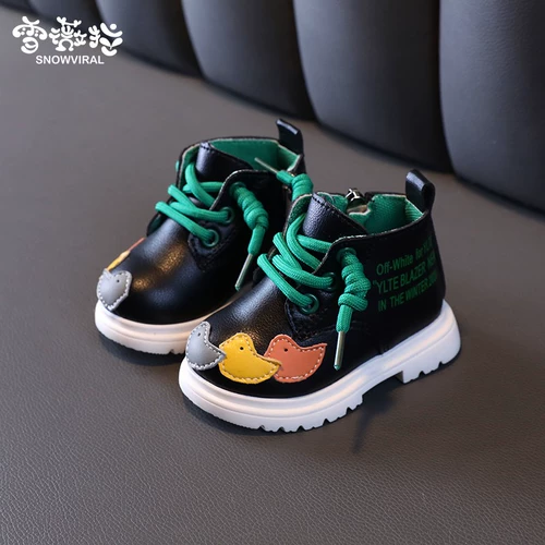 Bmw, Martens, детская демисезонная обувь подходит для мужчин и женщин для раннего возраста, детские туфли, флисовые короткие сапоги, ботинки, мягкая подошва