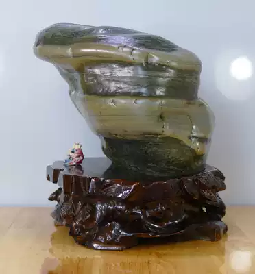 Water rushing Qishi Wujiang stone rough sightseeing stone decoration rain shelter cliff stone top natural pattern Phoenix