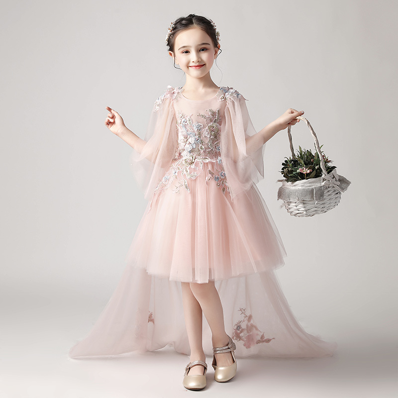 Sinh nhật bé gái công chúa váy hoa bé gái bé gái catwalk phong cách phương tây chủ nhà trang phục dạ hội mùa hè đuôi - Váy trẻ em