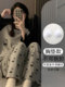 2026 New Spring and Autumn Long-Sleeved Cat Pajamas with Chest Pads for Women, Cute Plus-Size Set, Home Wear That Can Be Worn Outside