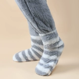 Демисезонные удерживающие тепло фланелевые зимние мужские утепленные носки