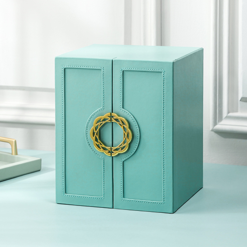 Jewelry Box 2021 High-end Light Luxury Exquisite Ear ornaments Storage Box Advanced Antioxidant Hand Jewelry Multifunctional