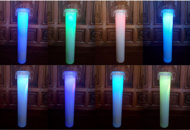 Ice Column Wine Cannon Special Accessories 1 5L 3L Beer Cannons With Luminous LED Wick PET Material Ice Bar 