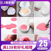 Simulation handmade rose silicone pattern embossed mold face plastic clay Valentines Day gift dry Peihui cake recommended