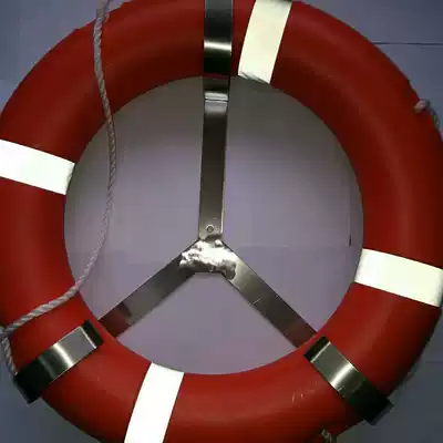 Marine 2 5KG201 304 stainless steel lifebuoy bracket pylons hook matching storage triangle shelf