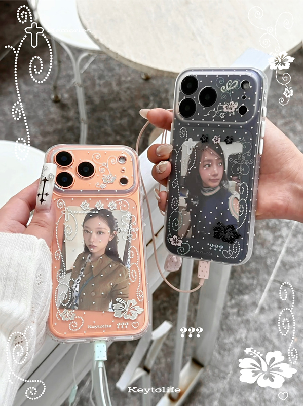 Keytolife Original "Yesterday Garden" Korean Style ins Star-Chasing Photo Card Phone Case Suitable for Iphone18
