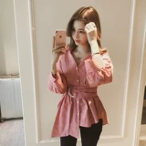 Базовый приятный телу лонгслив для школьников и студентов, подходит для весны и осени, в корейском стиле, свободный крой
