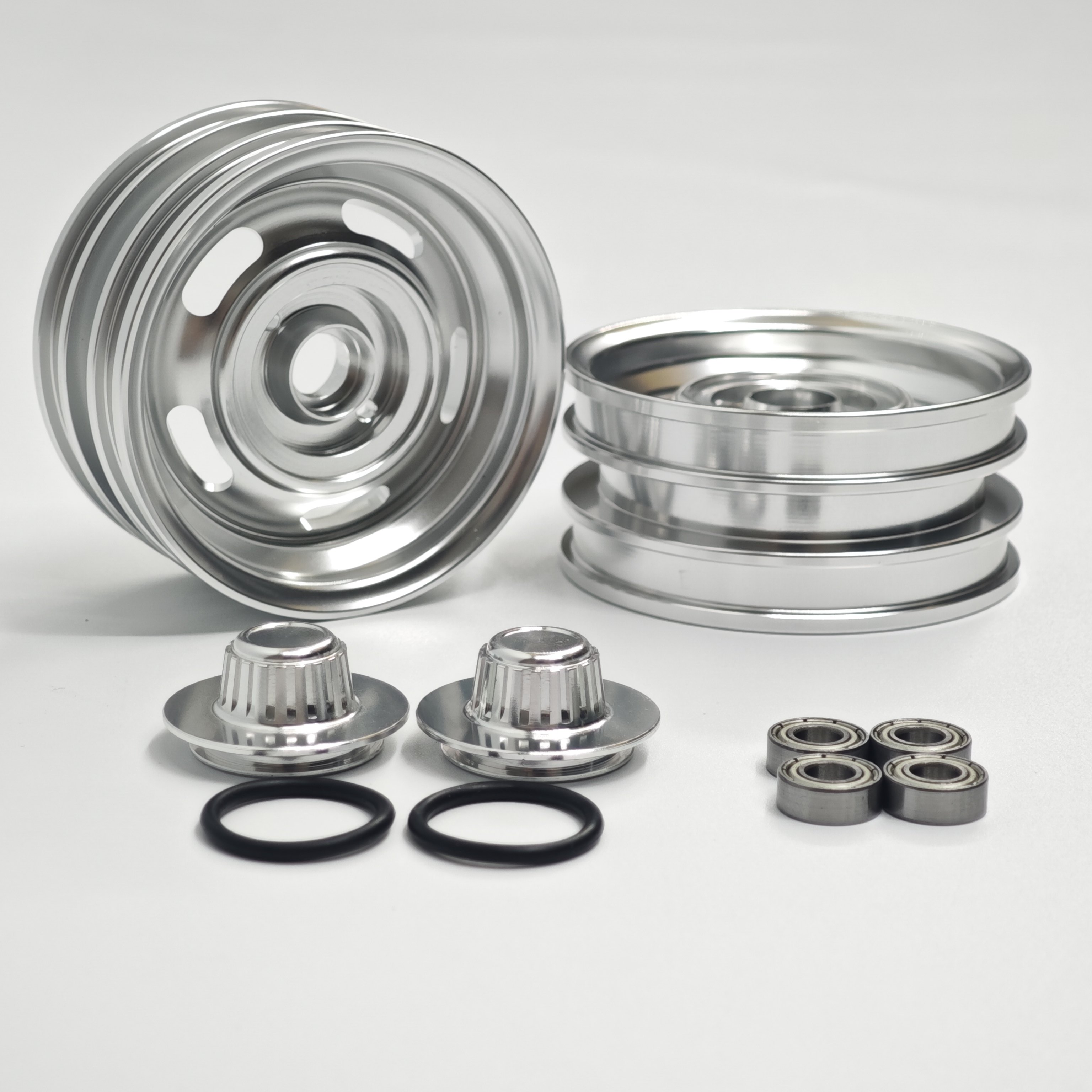 JDMODEL JDM-258 RC Elektrisches Yue Metallrad CNC Aluminiumlegierung Offroad-Fahrzeug 1/10 Radnabe – Detail 1
