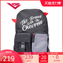 PONY Mens womens new leisure sports backpack backpack School bag Travel bag 93U3AA05