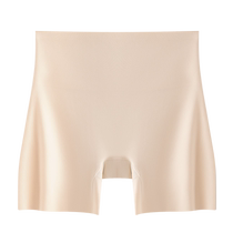 Underwear for women ice silk seamless high waist tummy control hip lift wedding photo safety pants anti-exposure bottoming boxer shorts