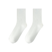 Zhuji medium tube socks summer thin womens confinement socks pure cotton sweat-absorbent anti-slip dopamine wear boneless pile socks