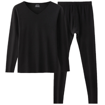 Mens warm underwear suit in autumn and winter thickening plus sweet sweater sweater teen constant temperature hot line trousers