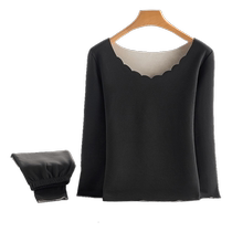 Arctic Velvet Seamless Heating Warm Underwear Womens Winter Wireless Fixed Cup Bottoming Top Slim Fit Women
