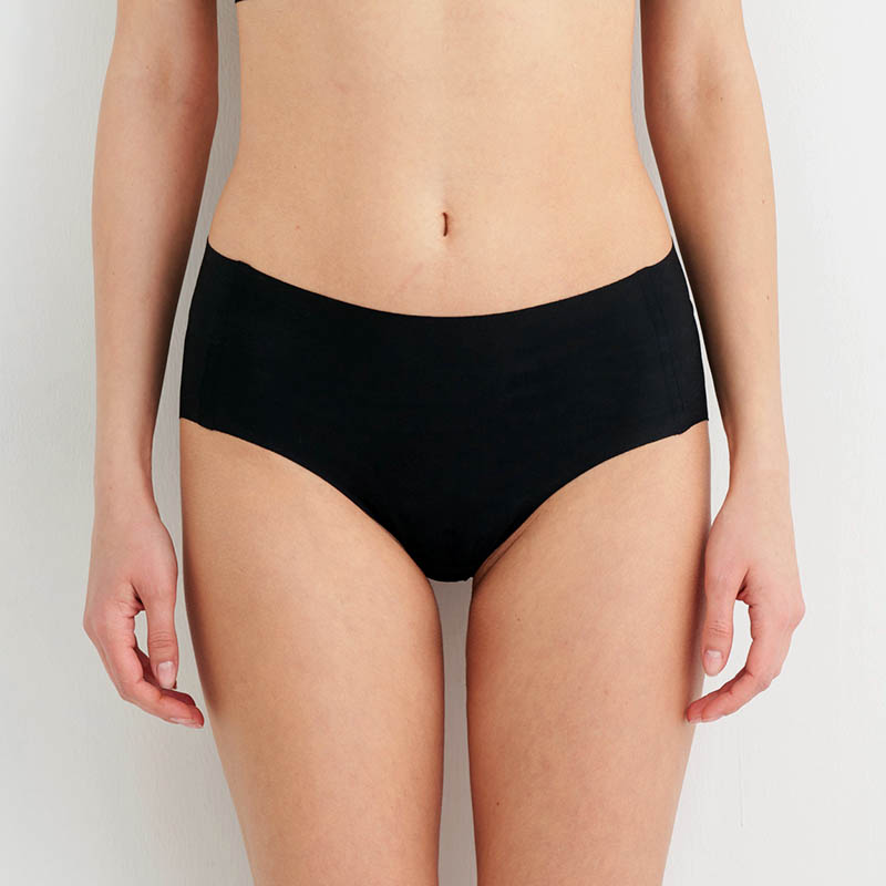 Modale's No Scratches Briefs Women's Antibacterial Day Tie Triangle Breathable with Discretionary Waist Ultra-thin Invisible Shorts