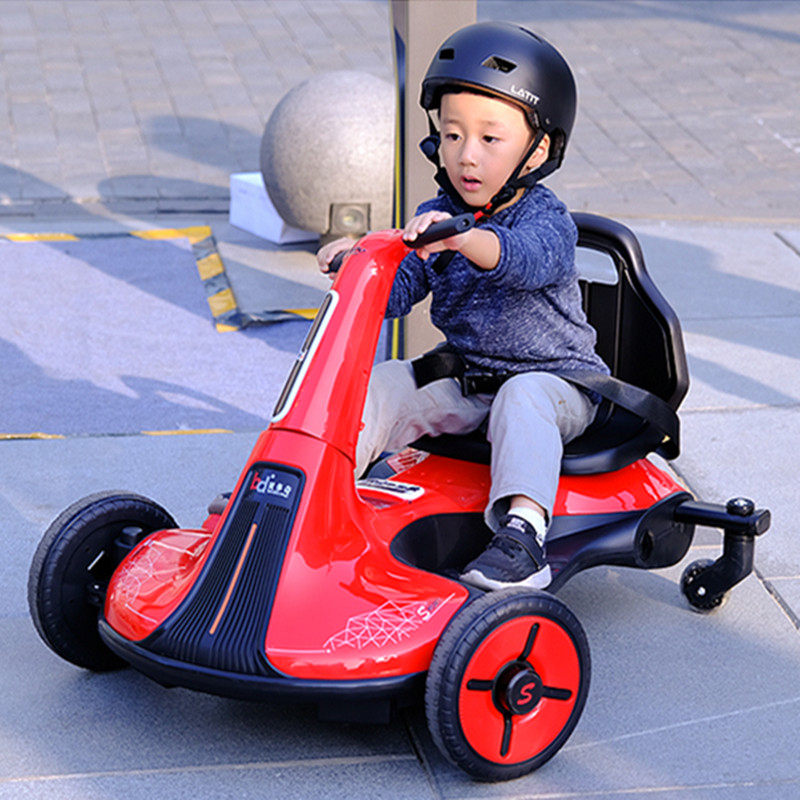 Bedochs Children Electric Flutter Car Four Wheels Cardin Car Can Take Big Man Oversized Double Parent-child Car Big Child Money