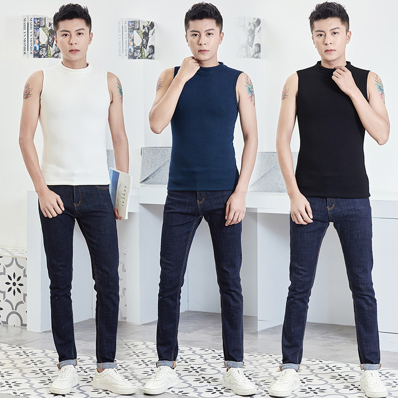 Ngựa vest nam cộng với nhung cộng mens dày mùa xuân, mùa thu và mùa đông gần bông ấm trẻ chặt chẽ mùa đông vai.