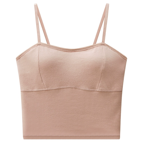 Нижнее белье, бюстгальтер-топ, летний тонкий хлопковый топ с чашечками, красивая спина