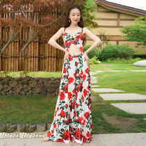 Binfu Belly Dance 2020 New Practice Dress Set Oriental Dance Print Sexy Pants High Skinny Dance Suit