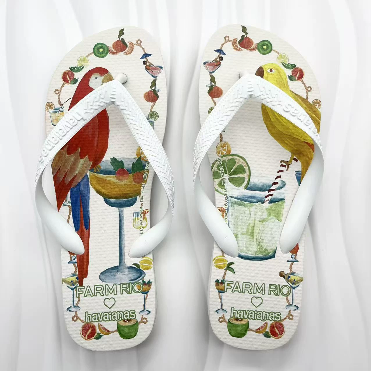 Хаваианас/Havaianas мужские сланцы с рисунком Marvel совместная коллекция, пляжные шлепанцы с антискользящей подошвой