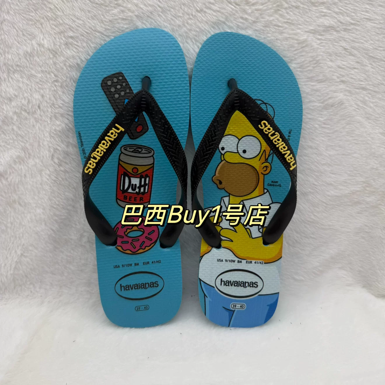 Havaianas Simpsons Simpson Havana прищепка стопы - тащение летний мужские и женские нейтральные тапочки мужчины