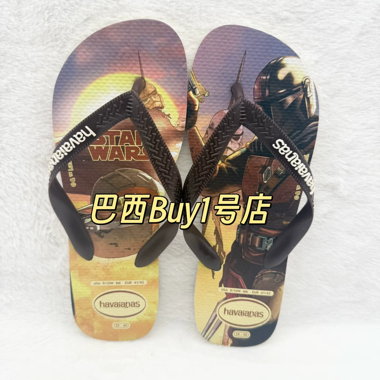 Хаваианас/Havaianas мужские сланцы с рисунком Marvel совместная коллекция, пляжные шлепанцы с антискользящей подошвой