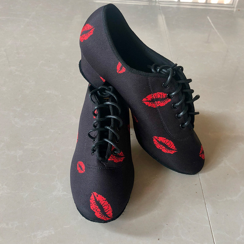 Premier Dance Bully Professional Latin Dance Shoes Red Lips Teacher Shoes High Heels Dancing Shoes Adult Female Coach Shoes New