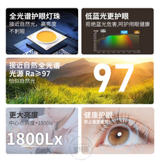 Лампа для чтения 台灯护眼学习专用宿舍大学生卧室床头灯插电台灯夹子儿童书桌阅读